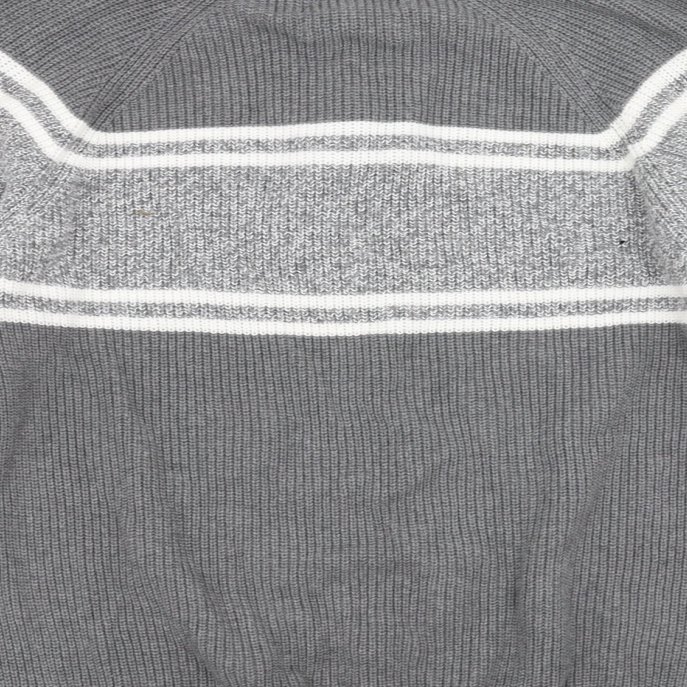 Blue Harbour Mens Grey   Pullover Jumper Size M
