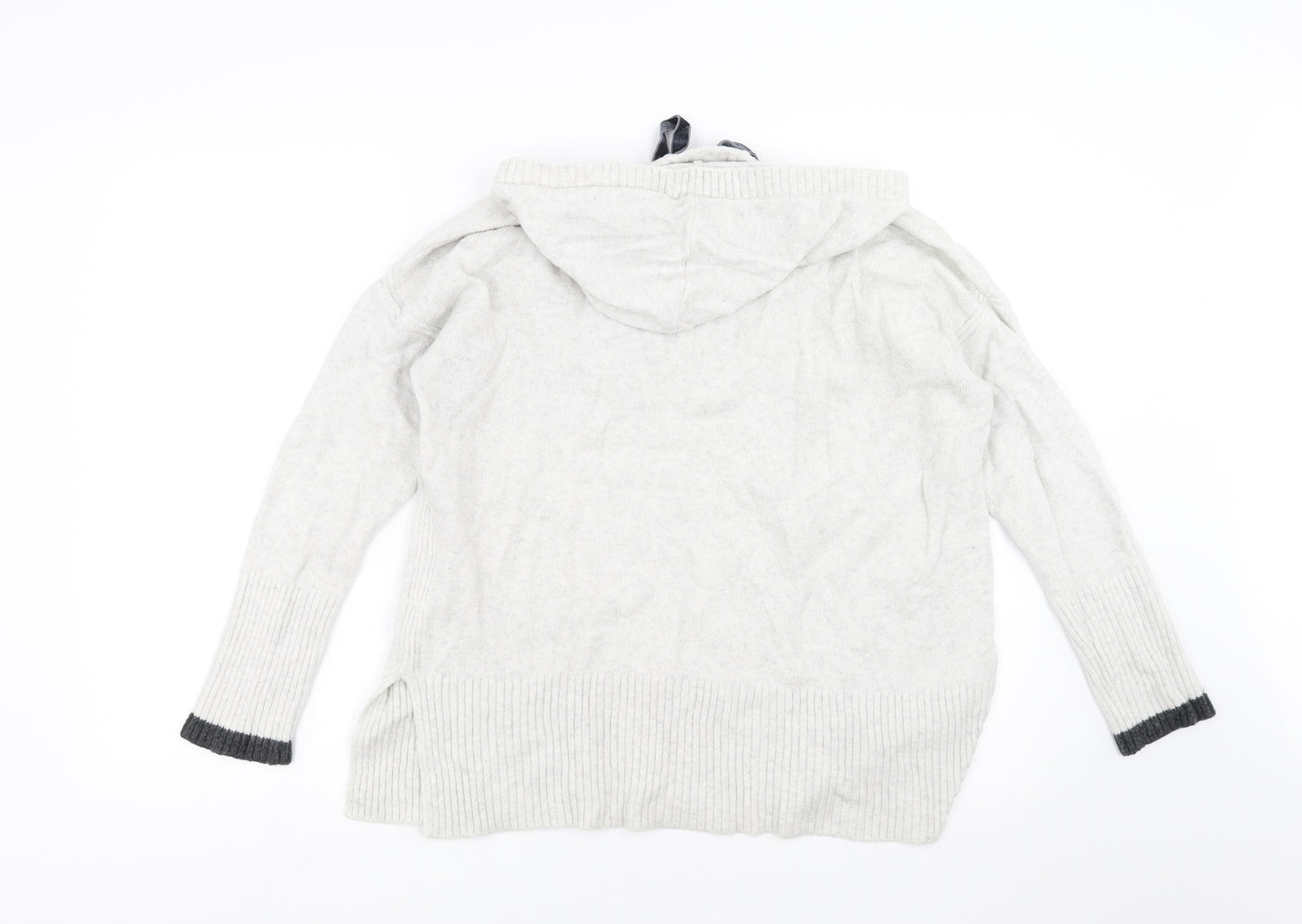 River Island Womens Grey   Pullover Hoodie Size 8  - etre unique