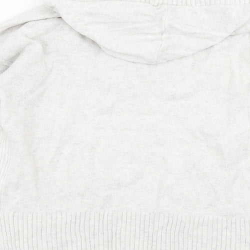 River Island Womens Grey   Pullover Hoodie Size 8  - etre unique