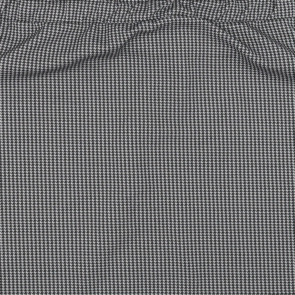 George Womens Black Houndstooth  A-Line Skirt Size 22
