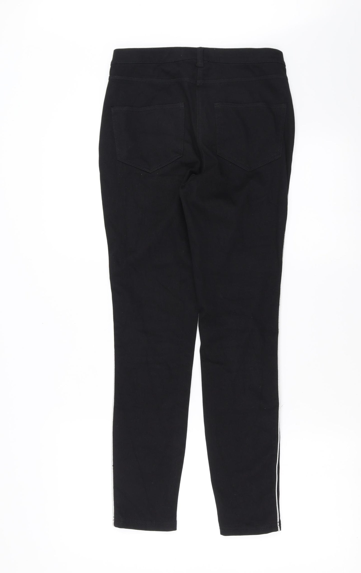 NEXT Womens Black   Carrot Leggings Size 8 L28 in - jersey denim jegging