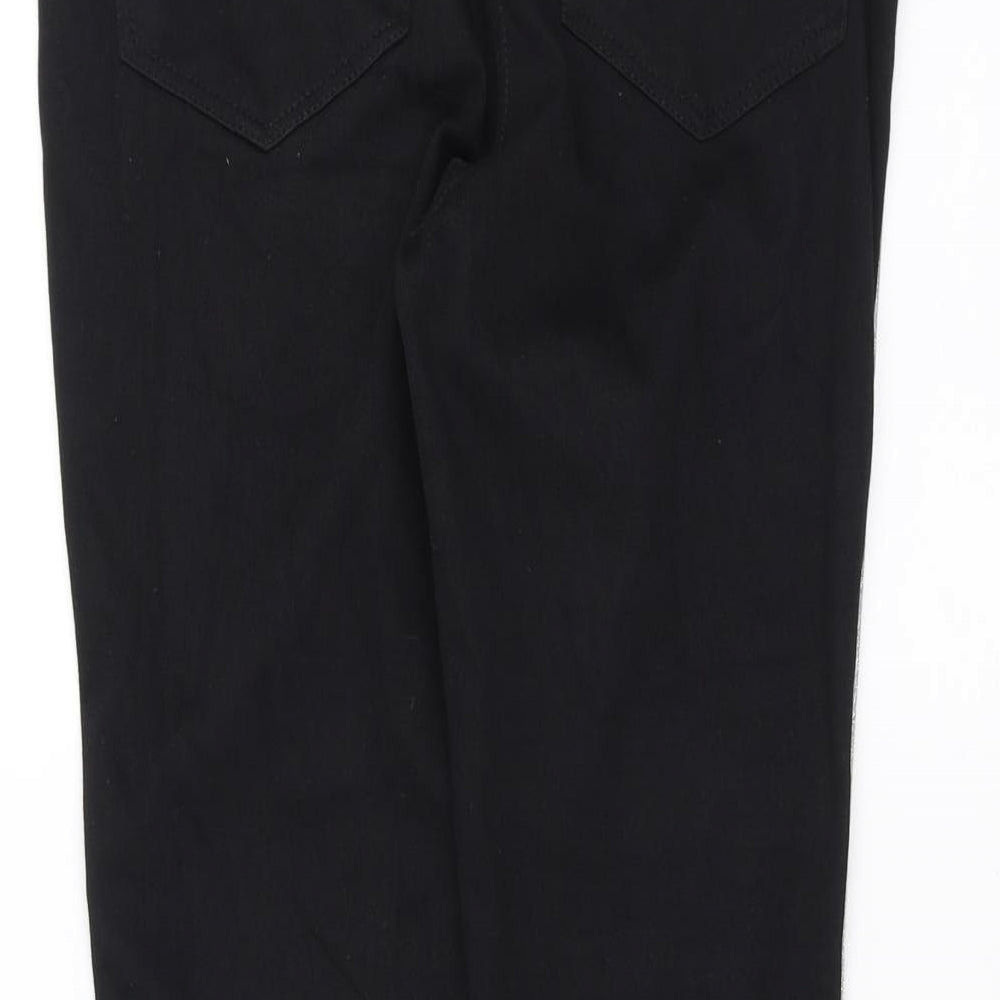 NEXT Womens Black   Carrot Leggings Size 8 L28 in - jersey denim jegging