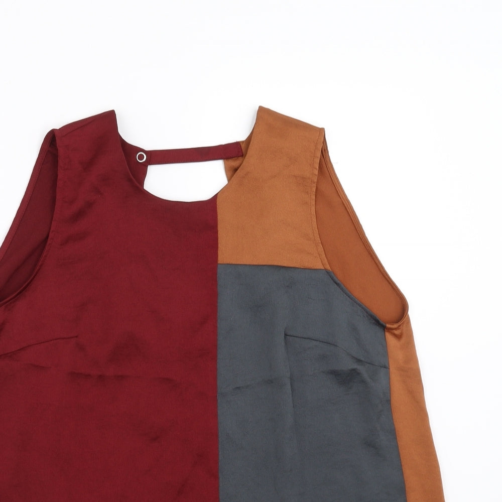 NEXT Womens Red   Basic Blouse Size 8