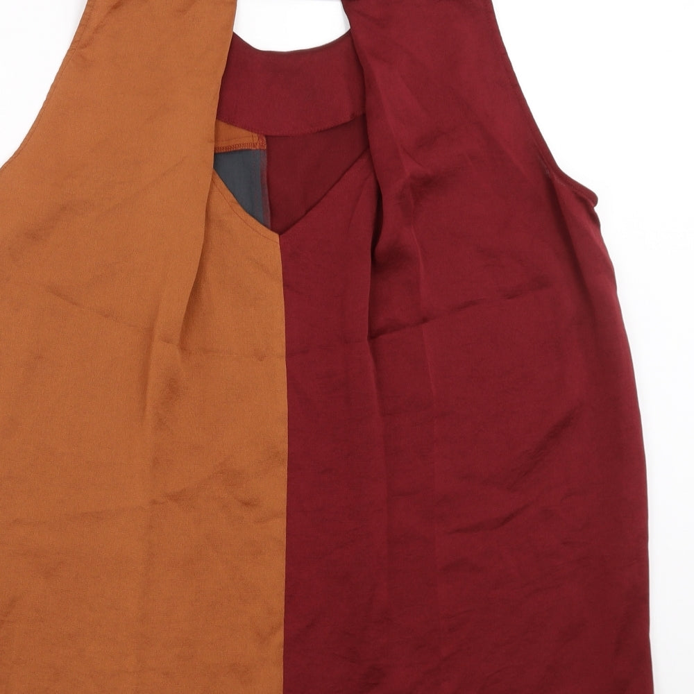 NEXT Womens Red   Basic Blouse Size 8