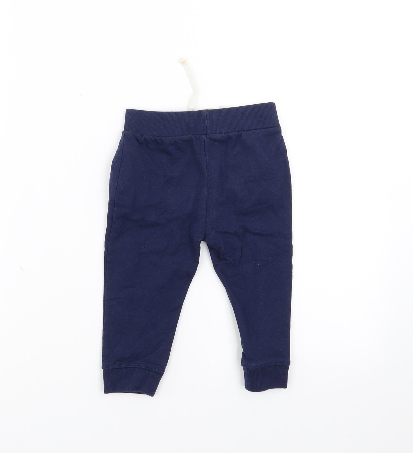 John Lewis Baby Blue   Jogger Trousers Size 9-12 Months