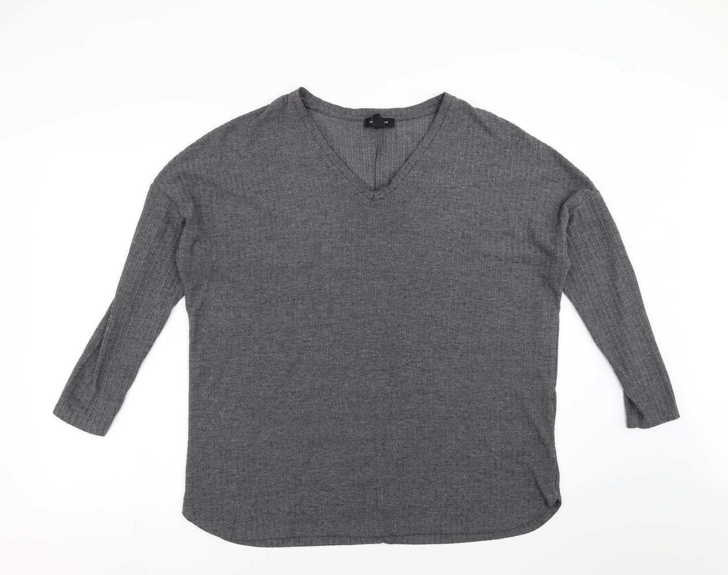 New Look Womens Grey   Basic T-Shirt Size 10
