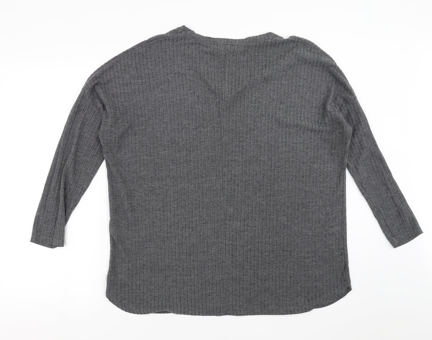 New Look Womens Grey   Basic T-Shirt Size 10