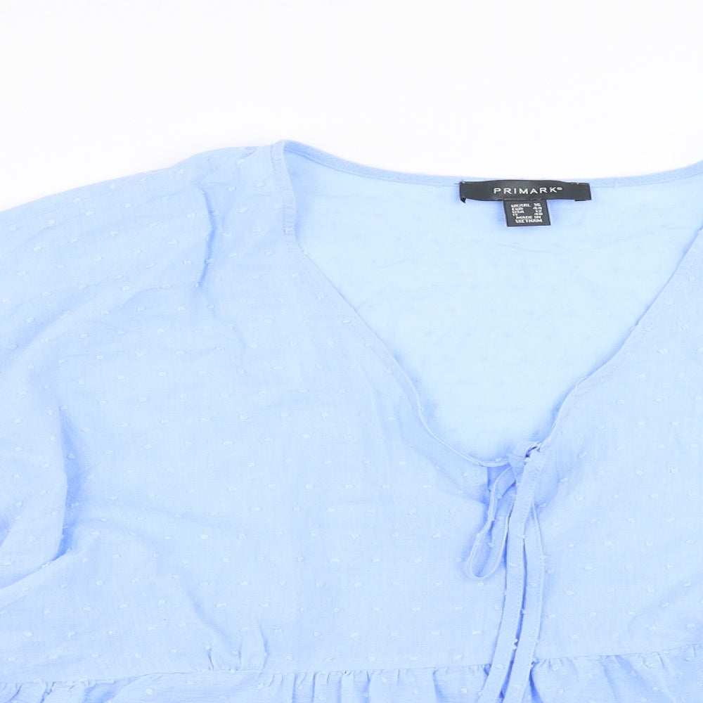 Primark Womens Blue   Basic Blouse Size 16
