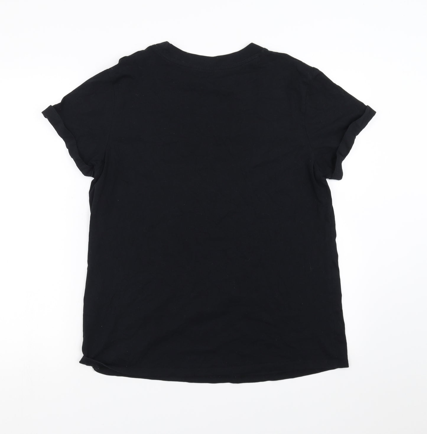 George Womens Black   Basic T-Shirt Size 16  - Kind People