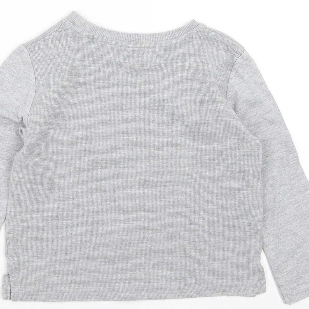 River Island Boys Grey   Basic T-Shirt Size 12-18 Months