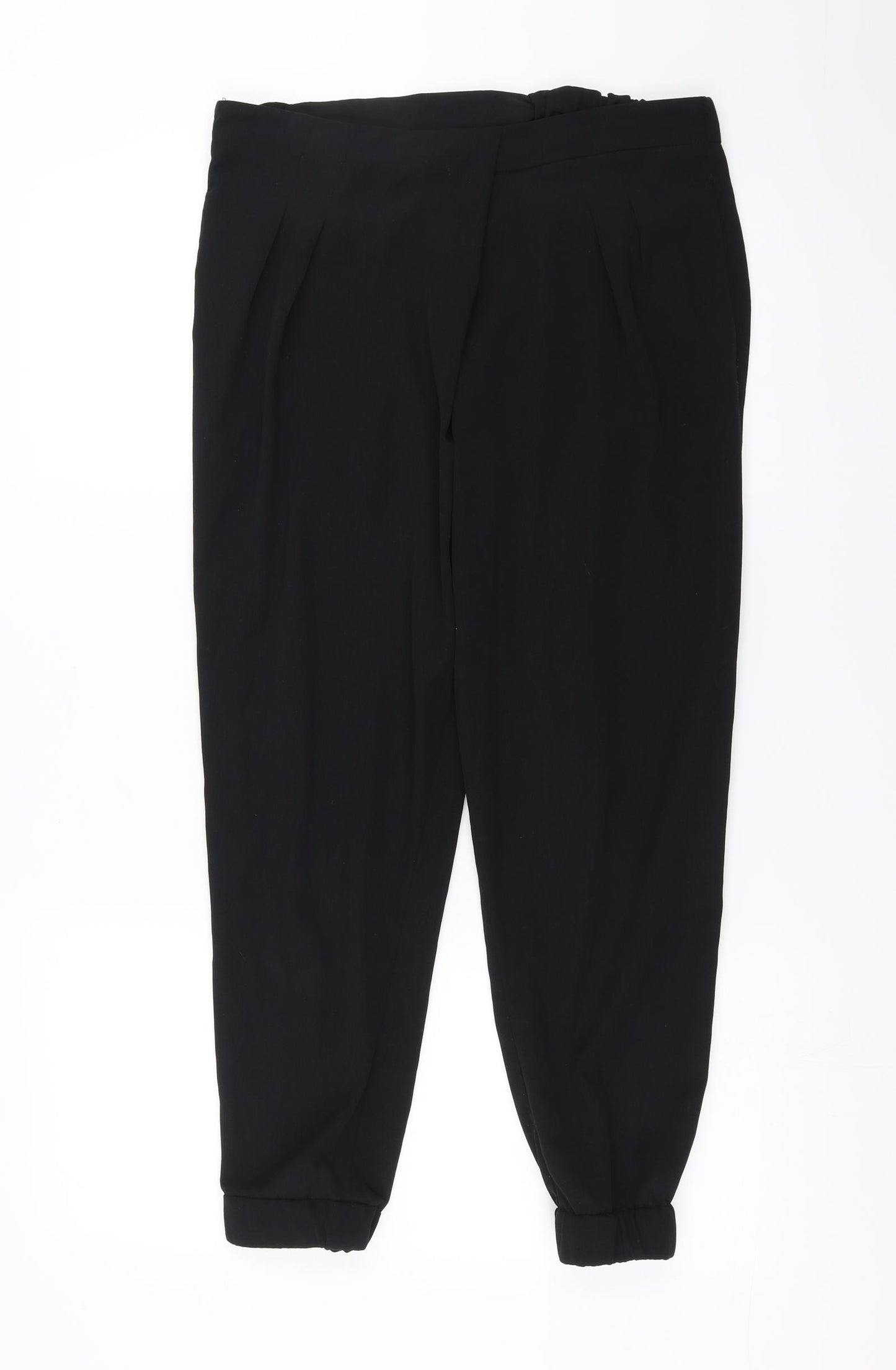Topshop Womens Black   Trousers  Size 4 L25 in