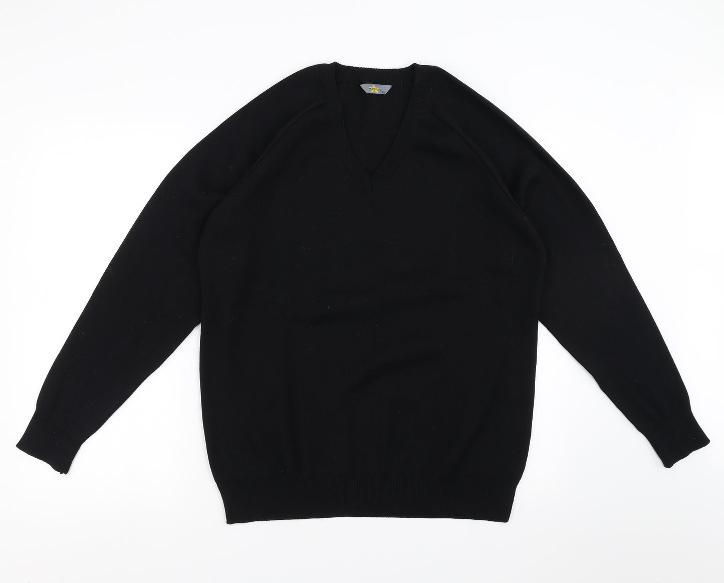 Magicfit Mens Black   Pullover Jumper Size L