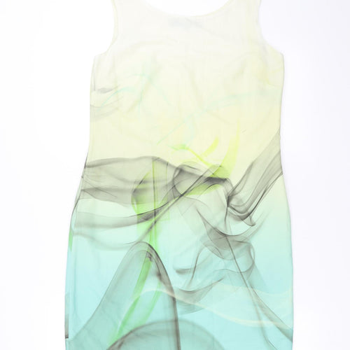 Principles Womens Green   Shift  Size 8  - Abstract Design