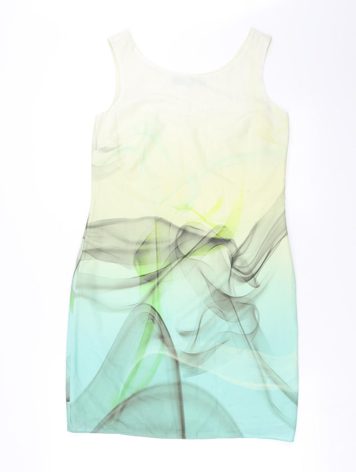 Principles Womens Green   Shift  Size 8  - Abstract Design