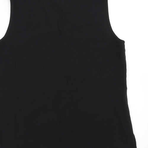 Preworn Womens Black   Basic Blouse Size 12