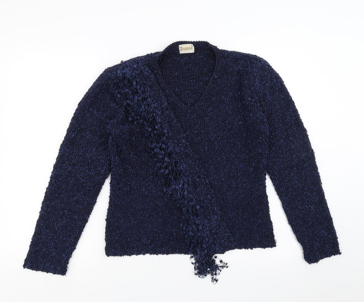 Roman Womens Blue   Pullover Jumper Size S