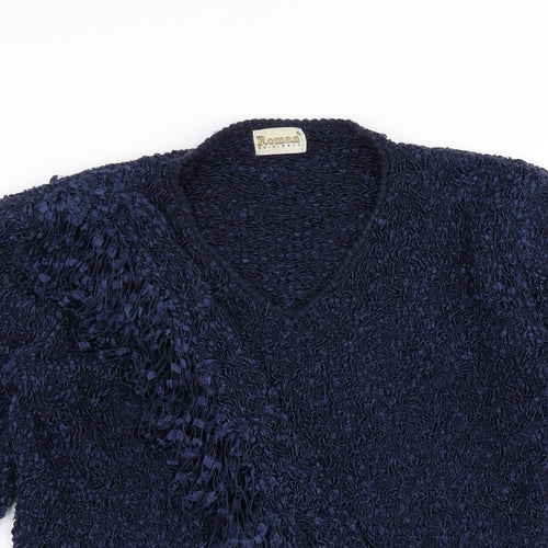 Roman Womens Blue   Pullover Jumper Size S