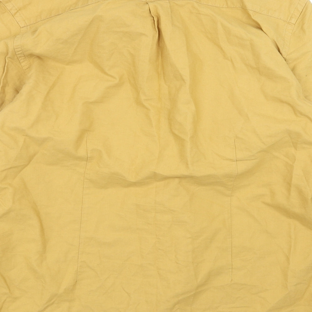 ASOS Mens Yellow    Button-Up Size M