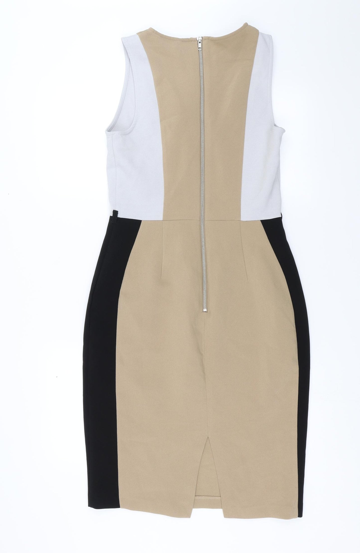 Miss Selfridge Womens Beige   Pencil Dress  Size 12