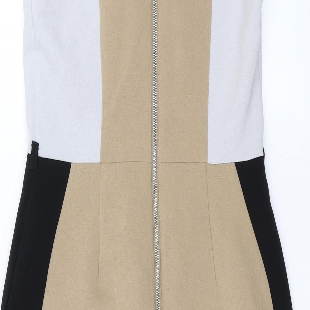 Miss Selfridge Womens Beige   Pencil Dress  Size 12