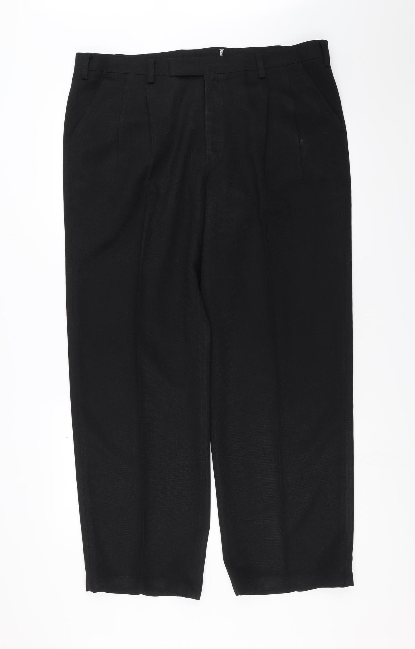 Preworn Mens Black   Trousers  Size 40 in L31 in