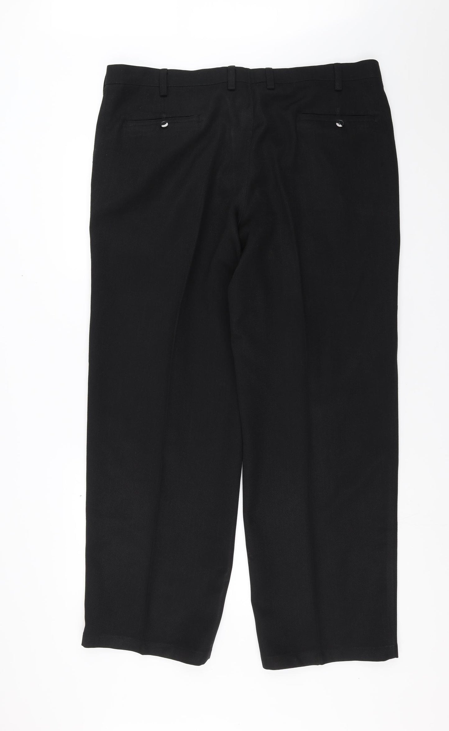 Preworn Mens Black   Trousers  Size 40 in L31 in