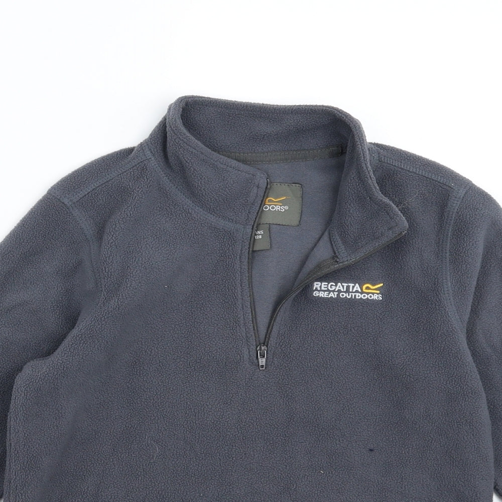 Regatta Boys Grey  Fleece Pullover Jumper Size 7-8 Years