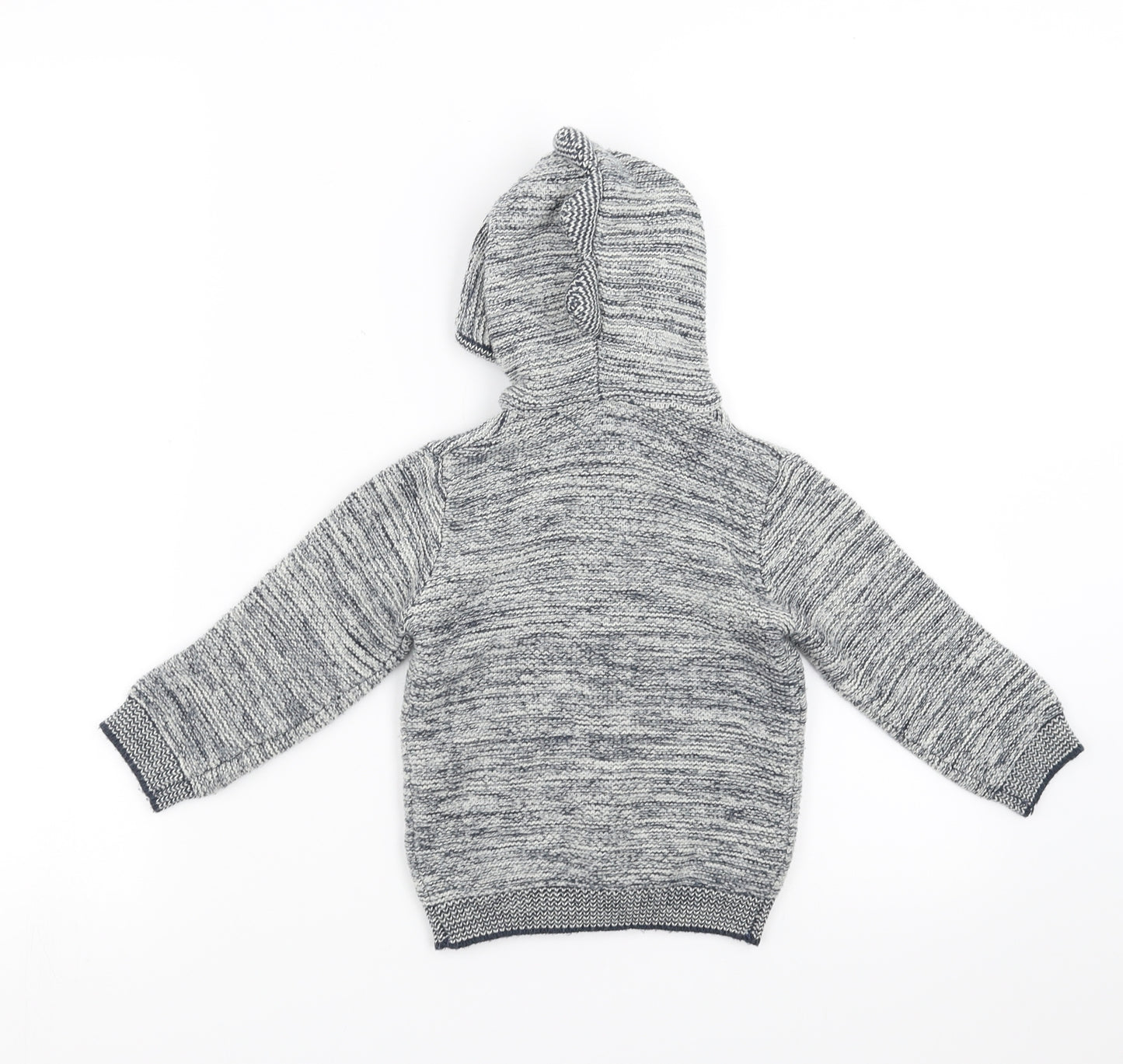 George Boys Blue   Full Zip Jumper Size 12-18 Months  - hoodie