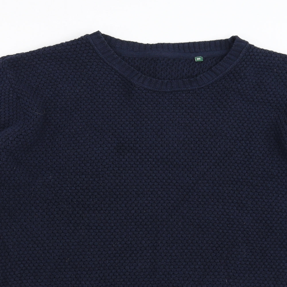 Awdis Mens Blue   Pullover Jumper Size M