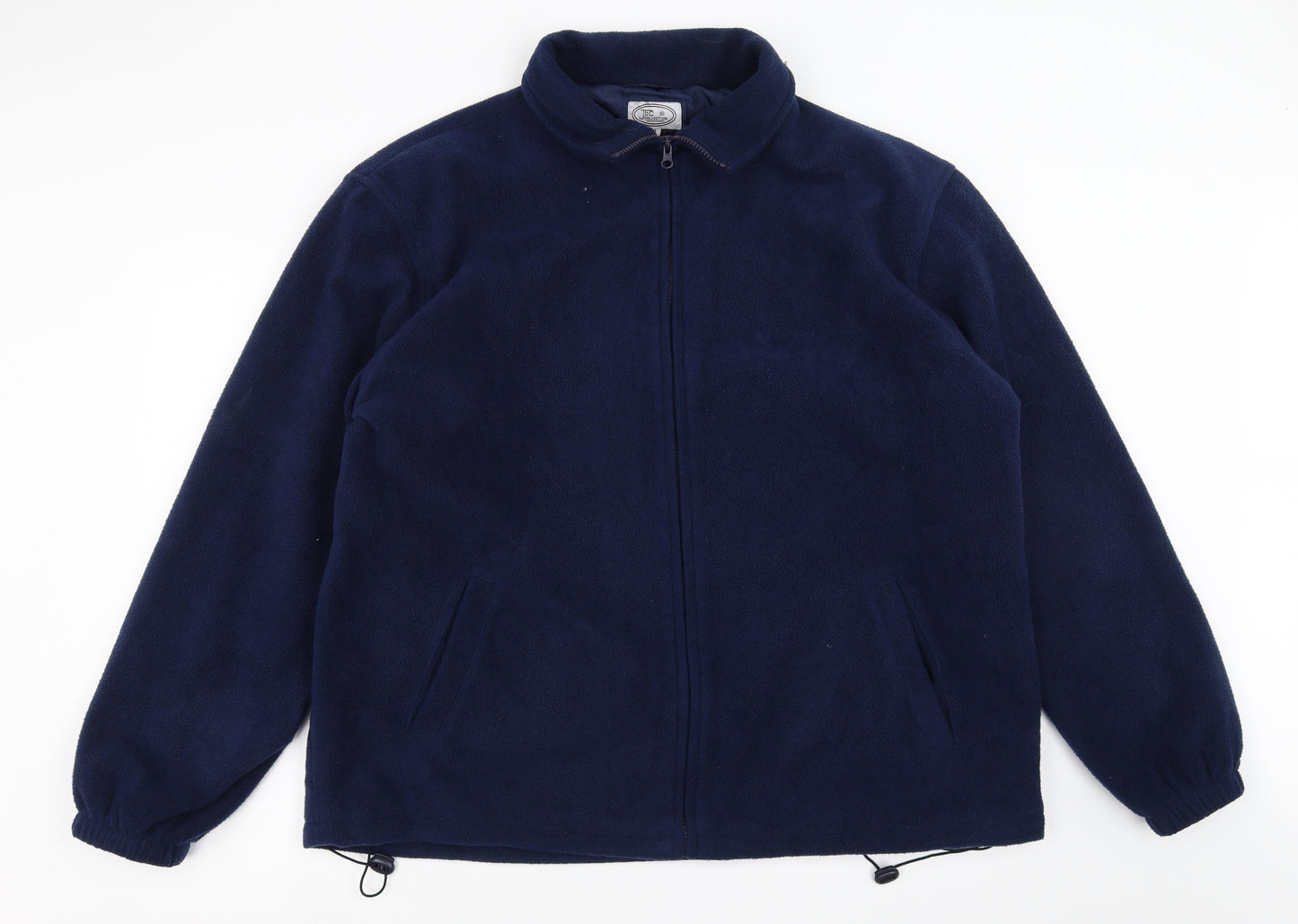 JBC Collection Mens Blue  Fleece Full Zip Jumper Size XL