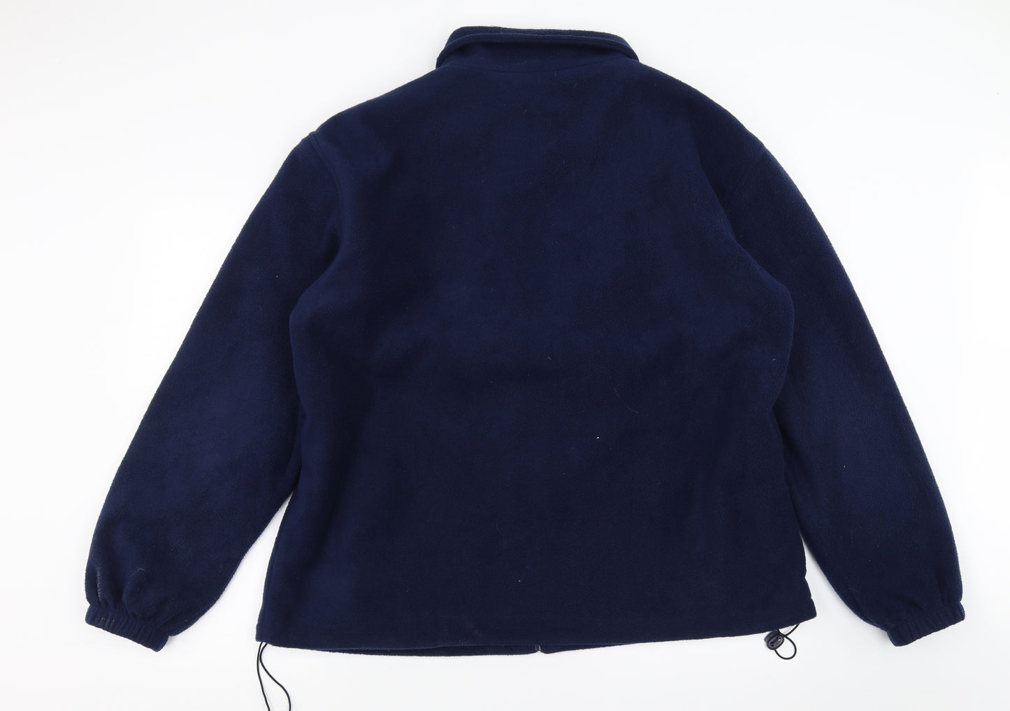 JBC Collection Mens Blue  Fleece Full Zip Jumper Size XL