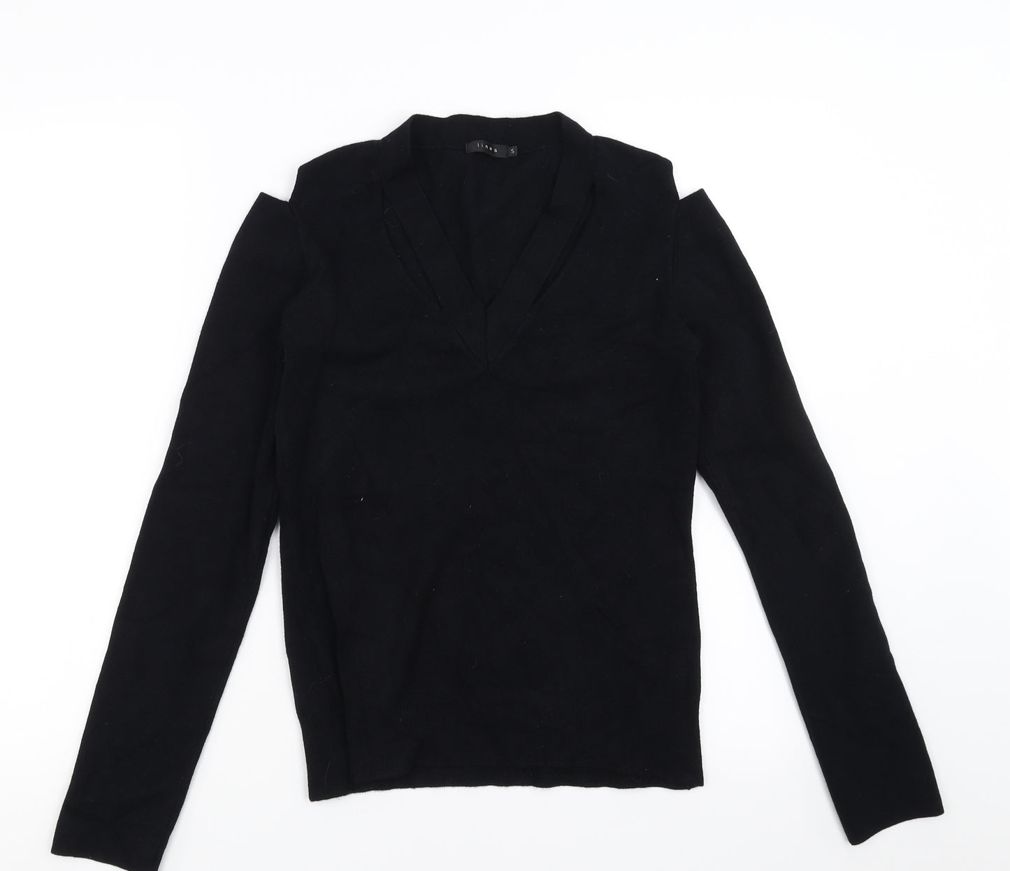 Linea Womens Black   Pullover Jumper Size S