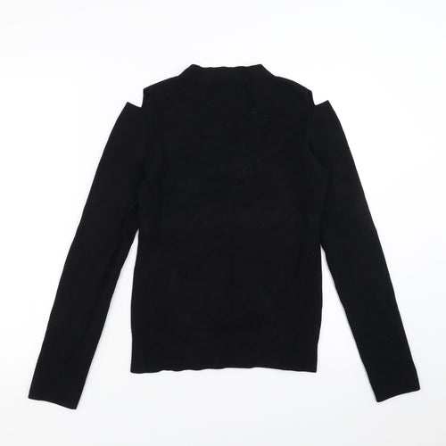 Linea Womens Black   Pullover Jumper Size S