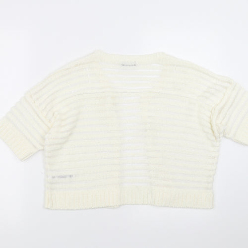 F&F Womens Ivory   Shrug Jumper Size 18