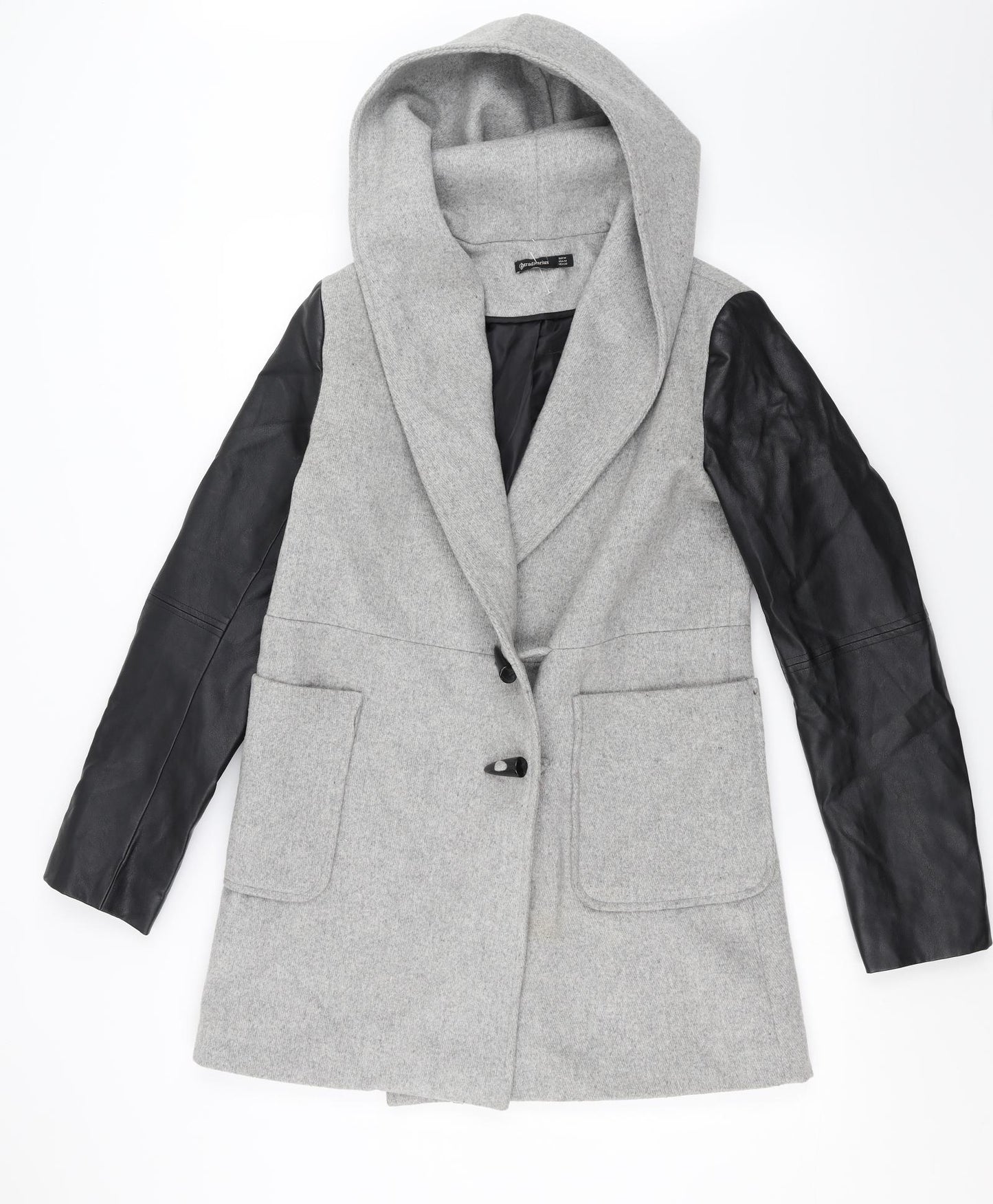 Stradivarius Womens Grey   Jacket Coat Size M
