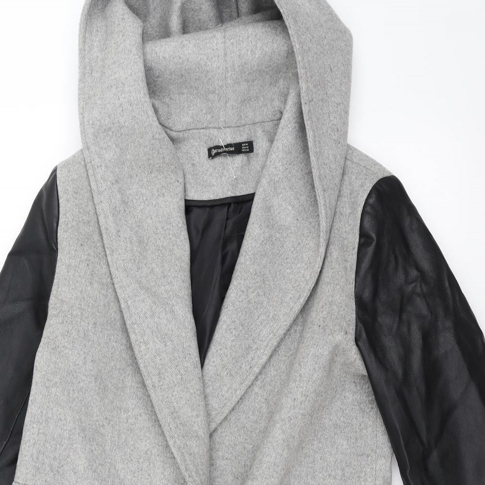 Stradivarius Womens Grey   Jacket Coat Size M