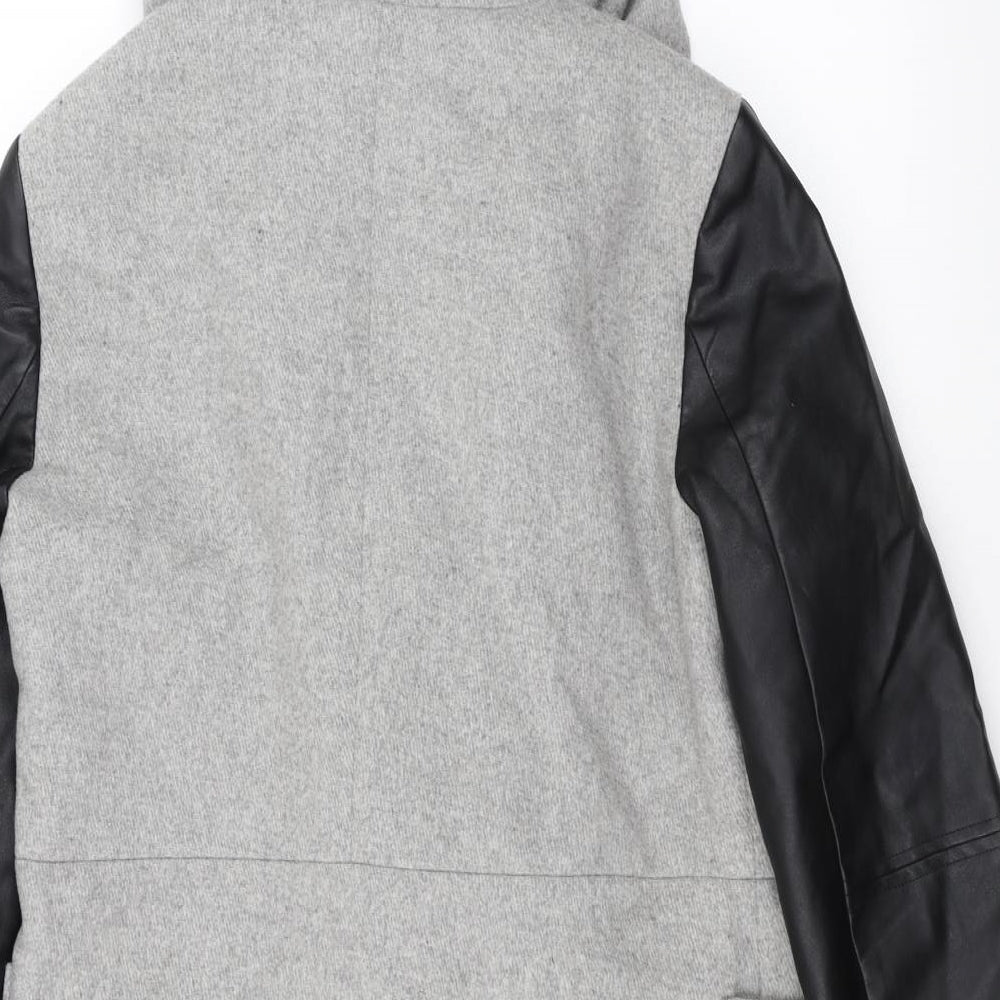 Stradivarius Womens Grey   Jacket Coat Size M