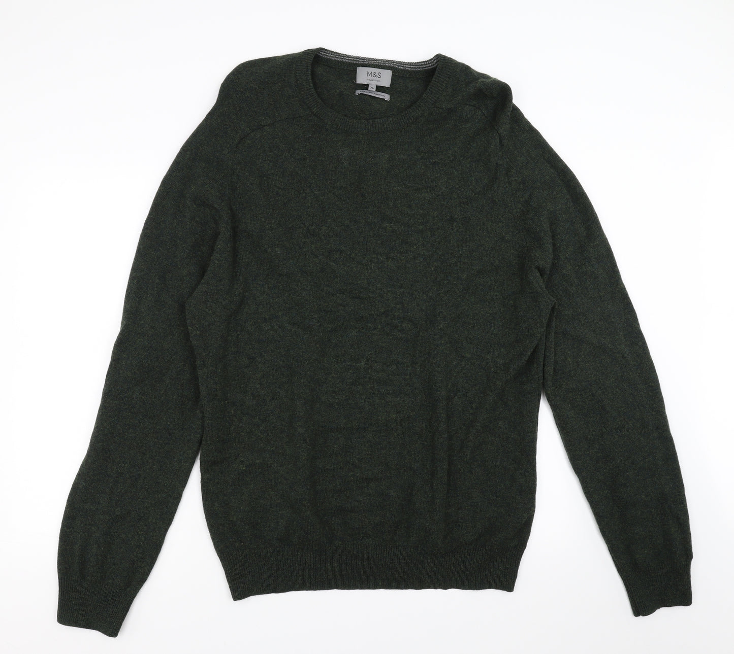 Marks and Spencer Mens Green   Pullover Jumper Size XL