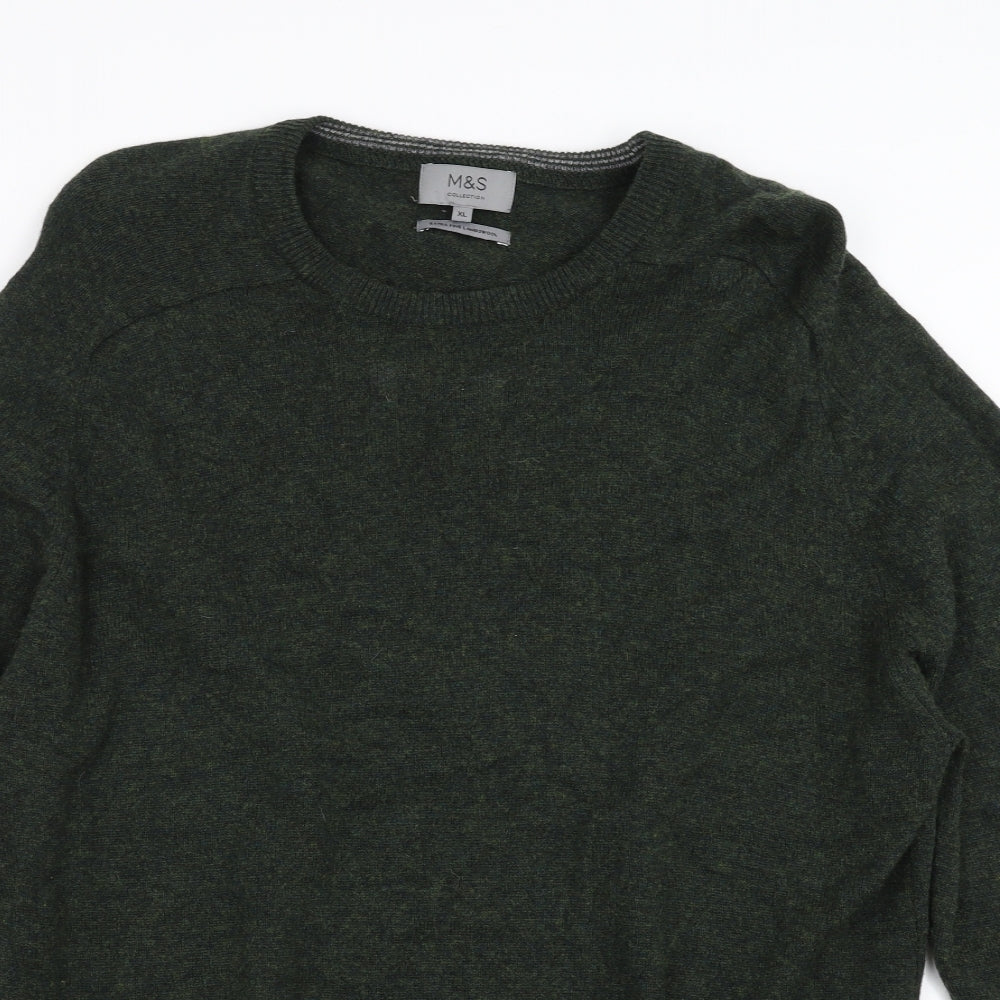 Marks and Spencer Mens Green   Pullover Jumper Size XL