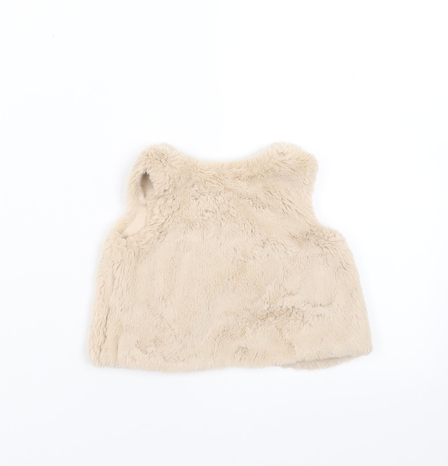 George Girls Beige   Gilet Jacket Size 0-3 Months