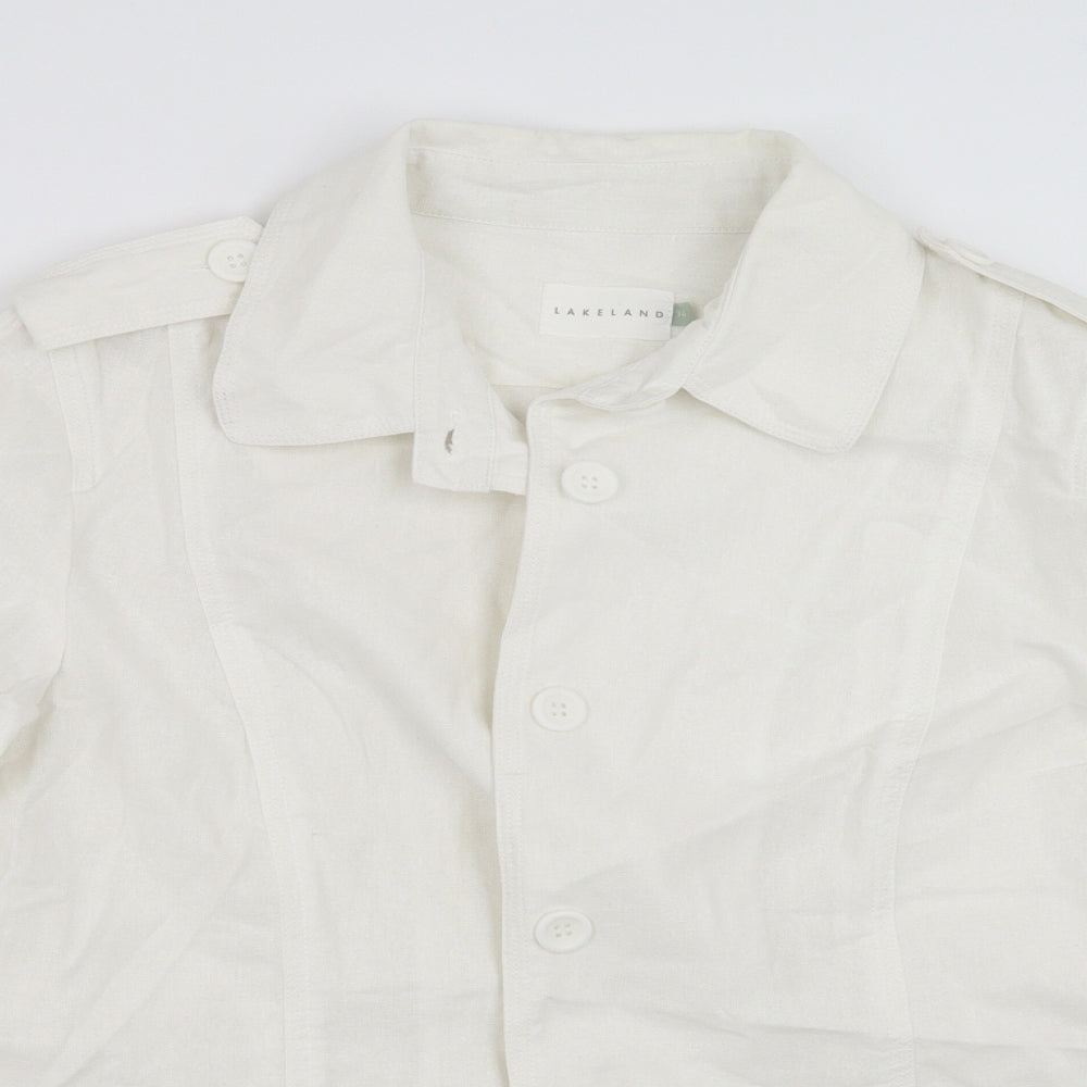 Lakeland Womens White   Jacket  Size 14