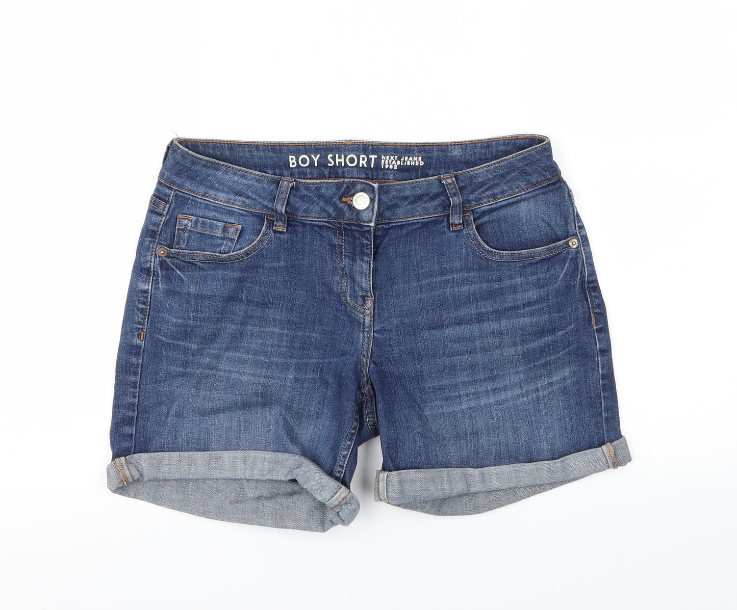 Next  Womens Blue   Cut-Off Shorts Size 8