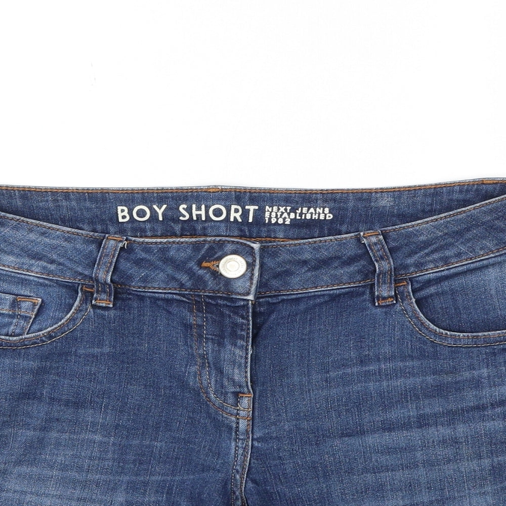Next  Womens Blue   Cut-Off Shorts Size 8