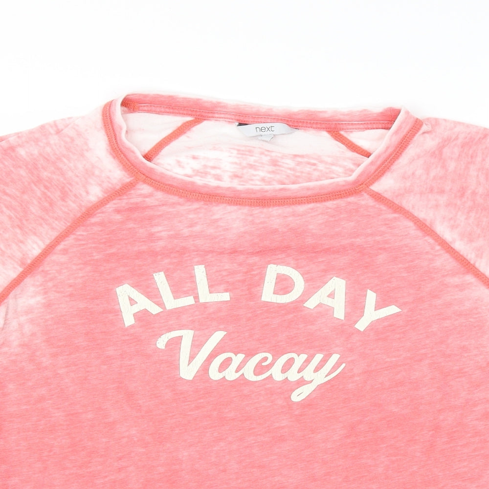 Next  Womens Pink   Basic T-Shirt Size 8
