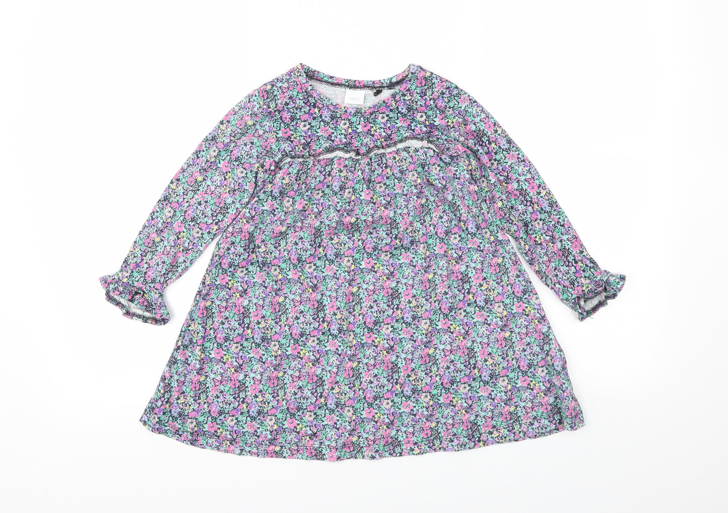Next  Girls Multicoloured Floral  Fit & Flare  Size 4-5 Years