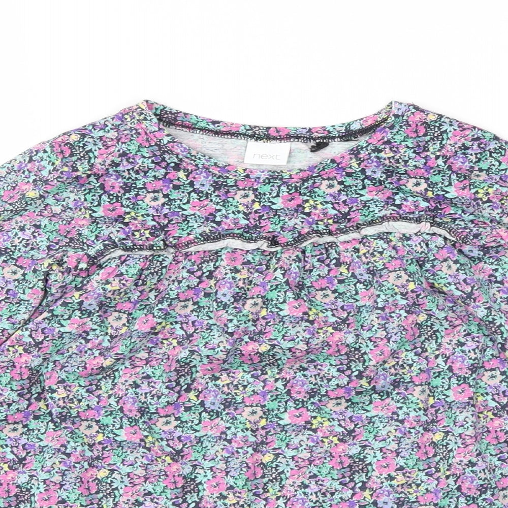 Next  Girls Multicoloured Floral  Fit & Flare  Size 4-5 Years