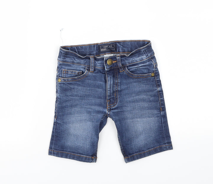 Next Boys Blue Chino Shorts Size 3 Years