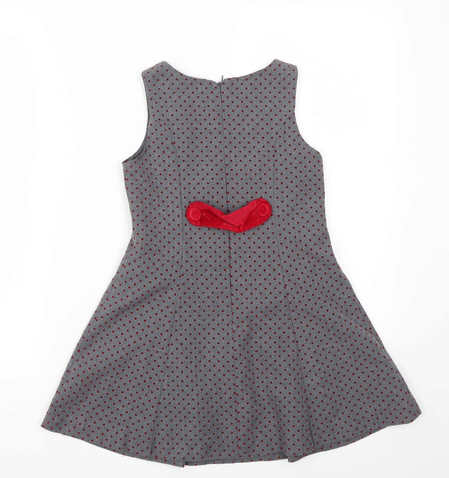 Miranda Girls Grey   Fit & Flare  Size 6 Years