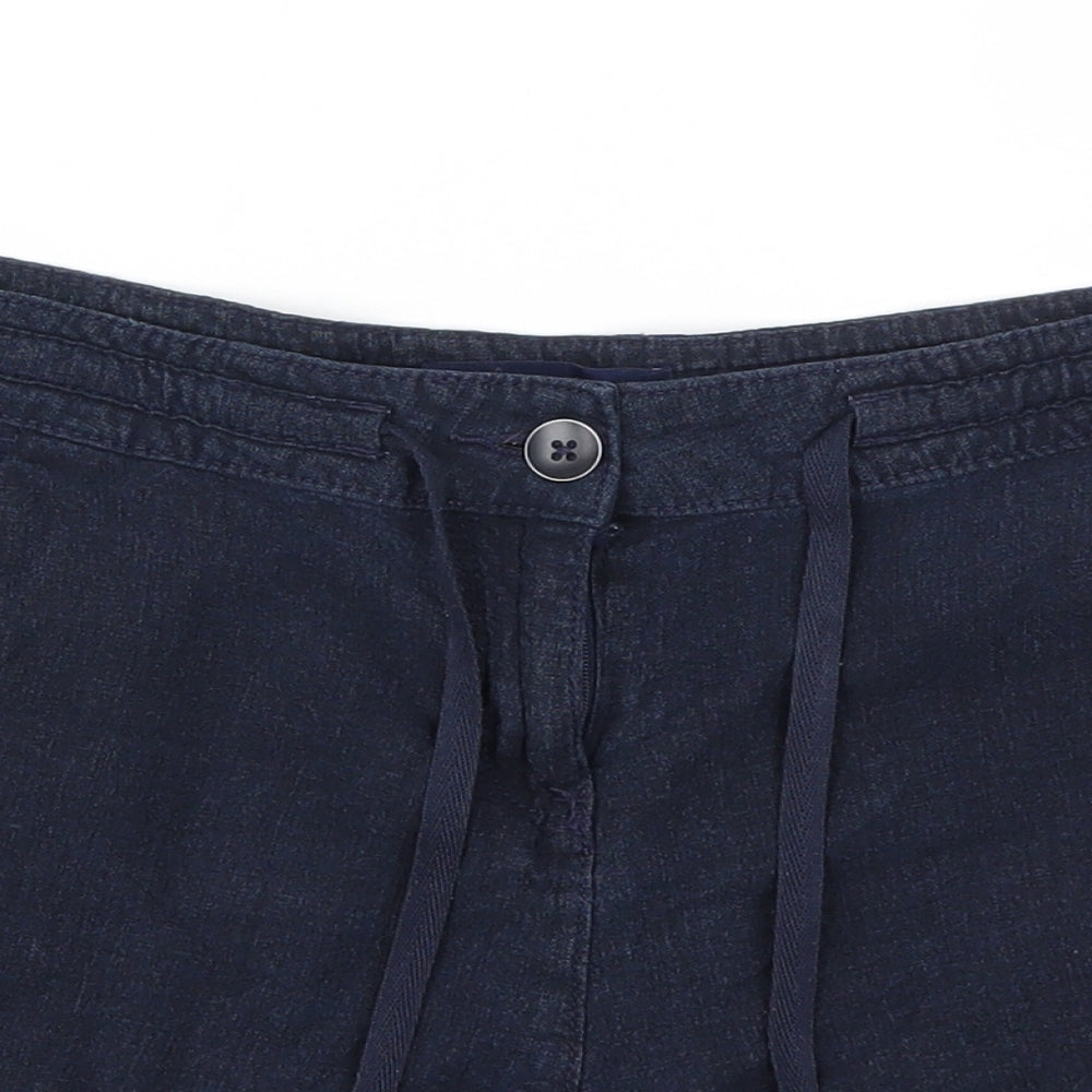 Next  Womens Blue   Hot Pants Shorts Size 8