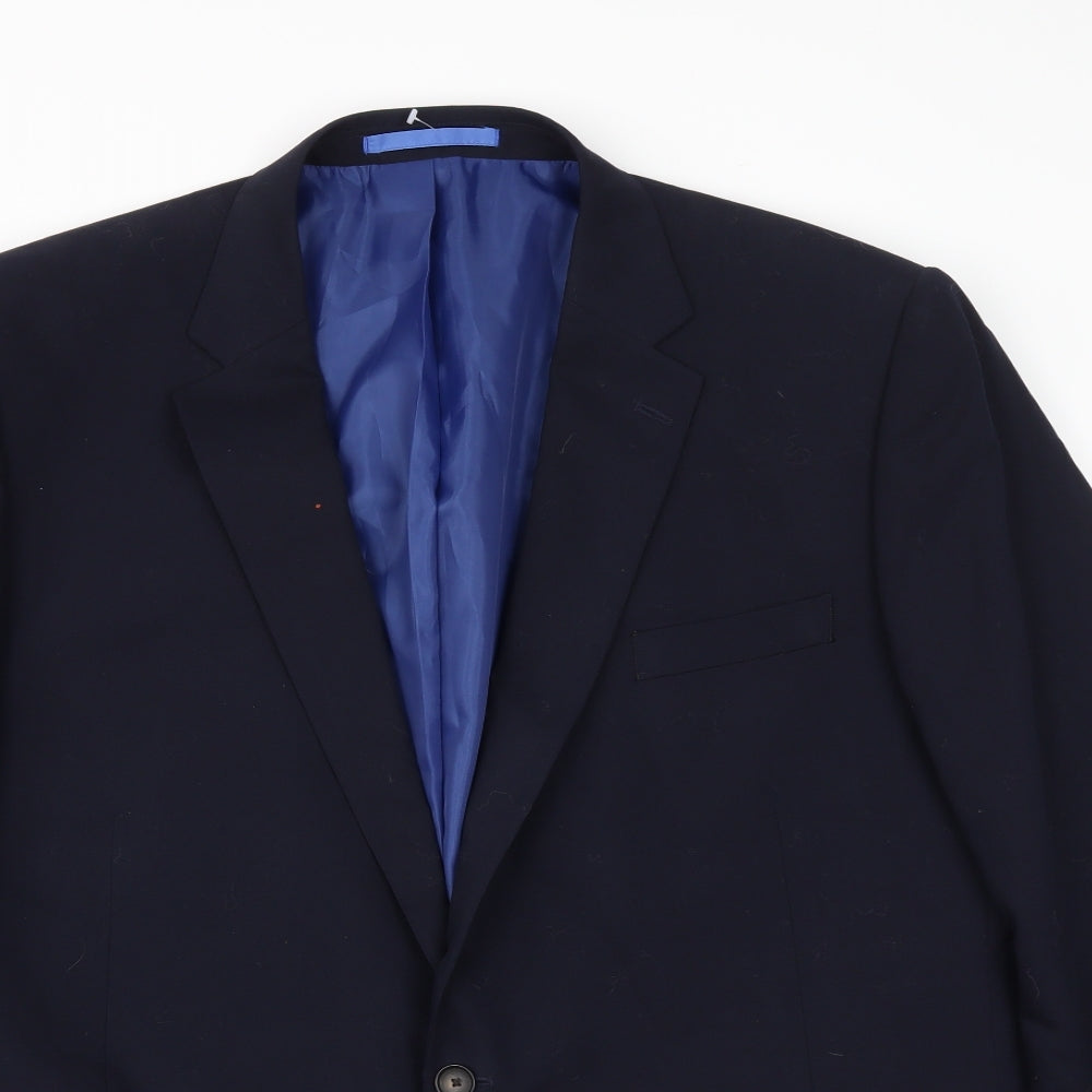 M&S Mens Blue   Jacket Blazer Size 50